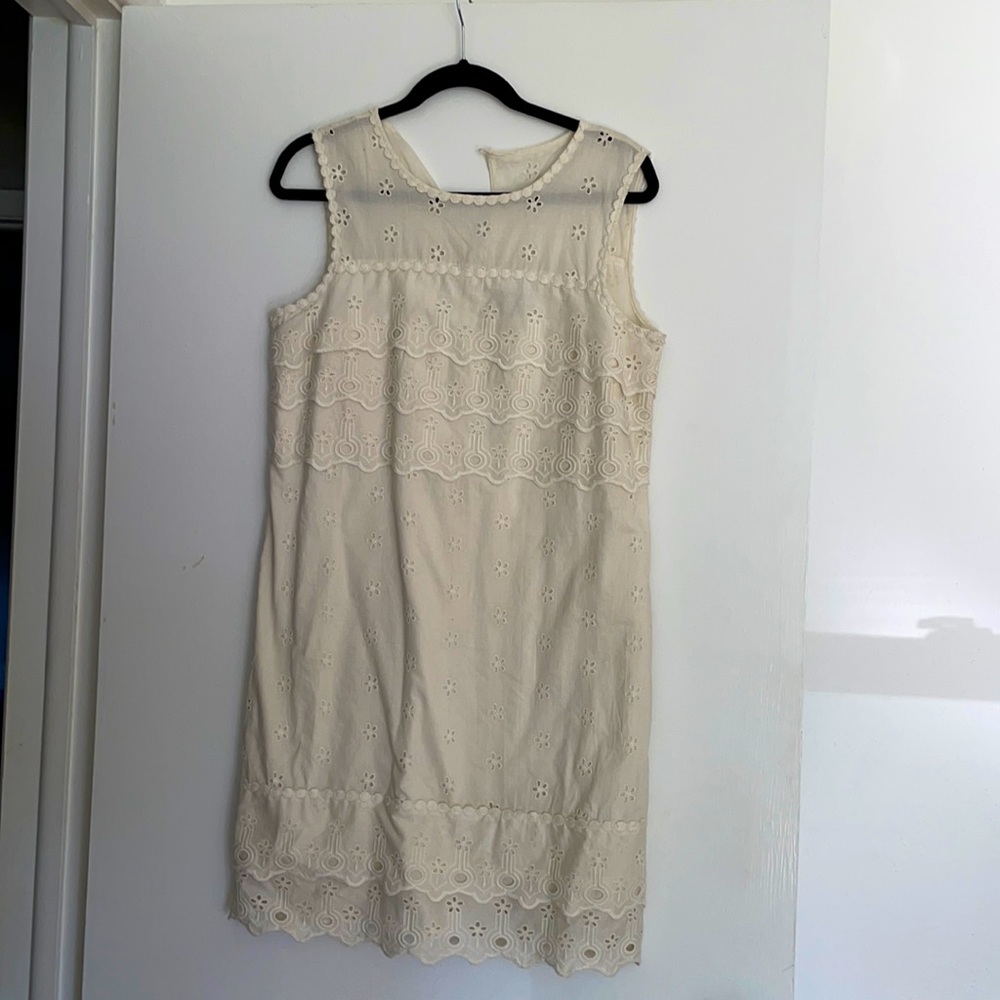 JCrew size 8 - New w/tags Ivory dress.
